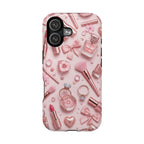 Dusty Pink Cosmetic Chaos | Tough MagSafe Case