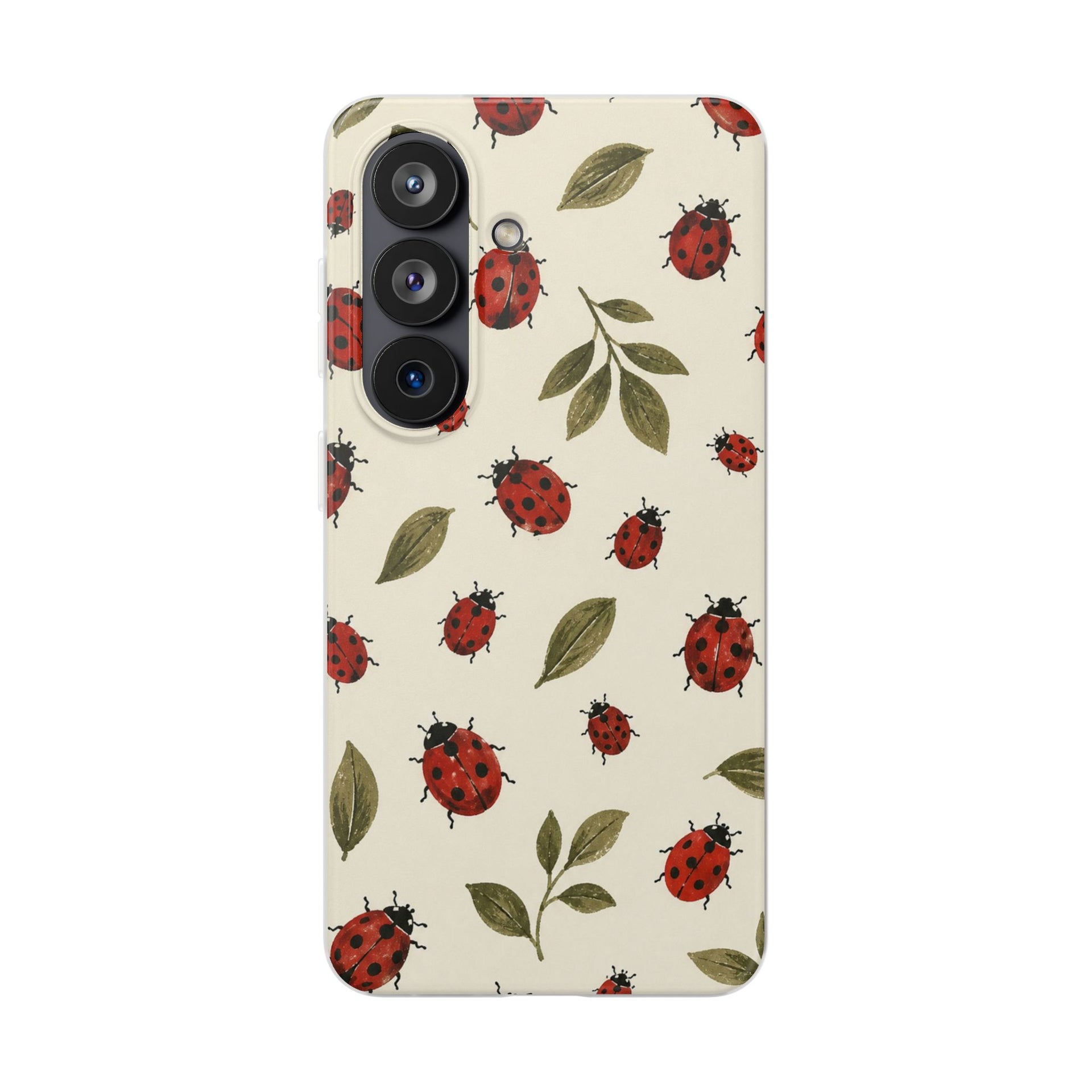 Ivory Ladybugs | Clear Case