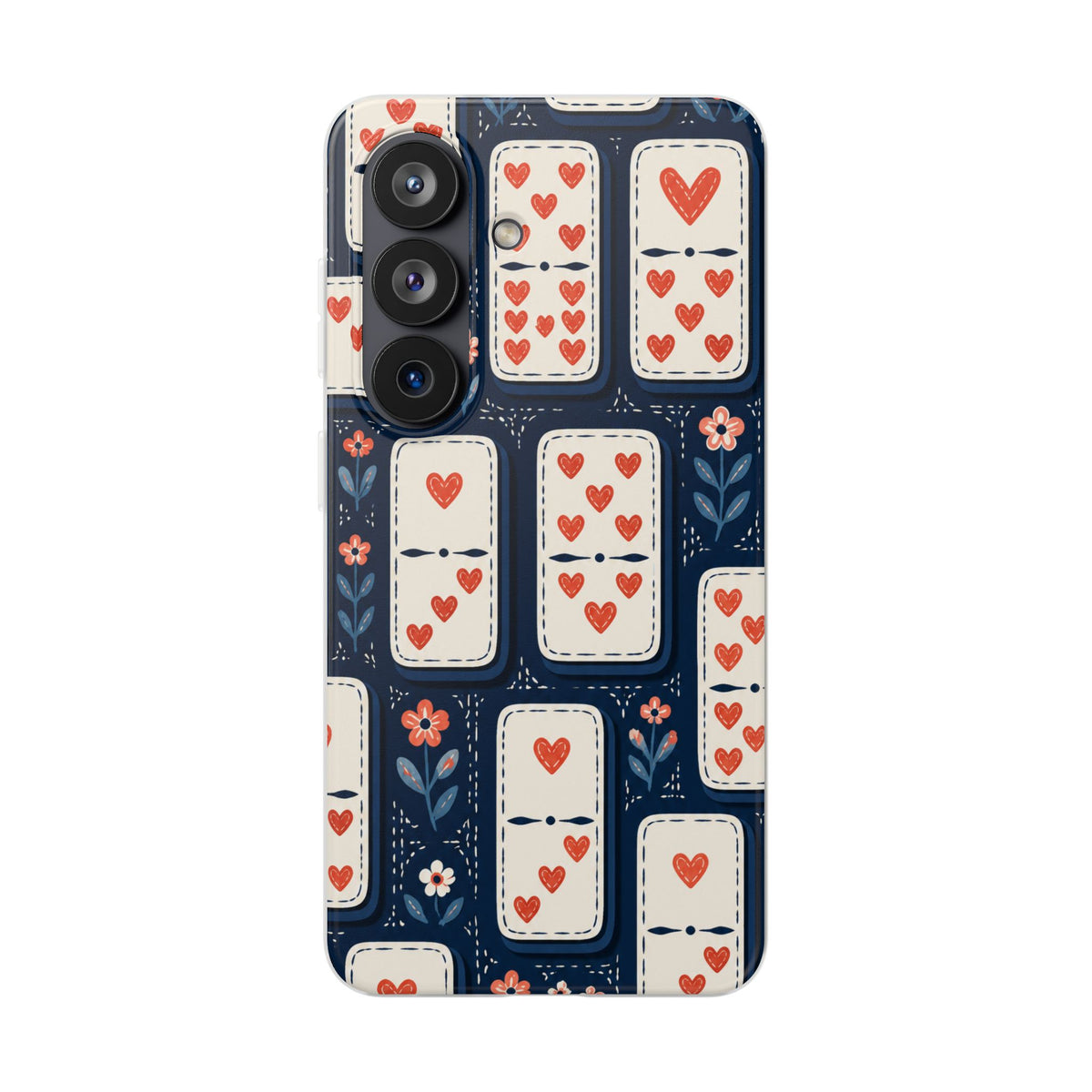 Heart Dominoes | Clear Case — product image 17