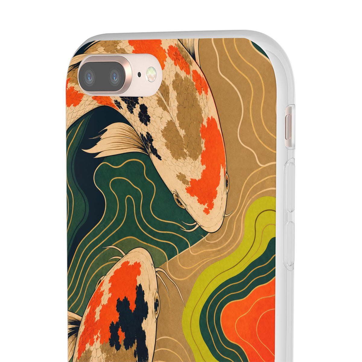 Khaki Koi | Frosted Clear Case — product image 55