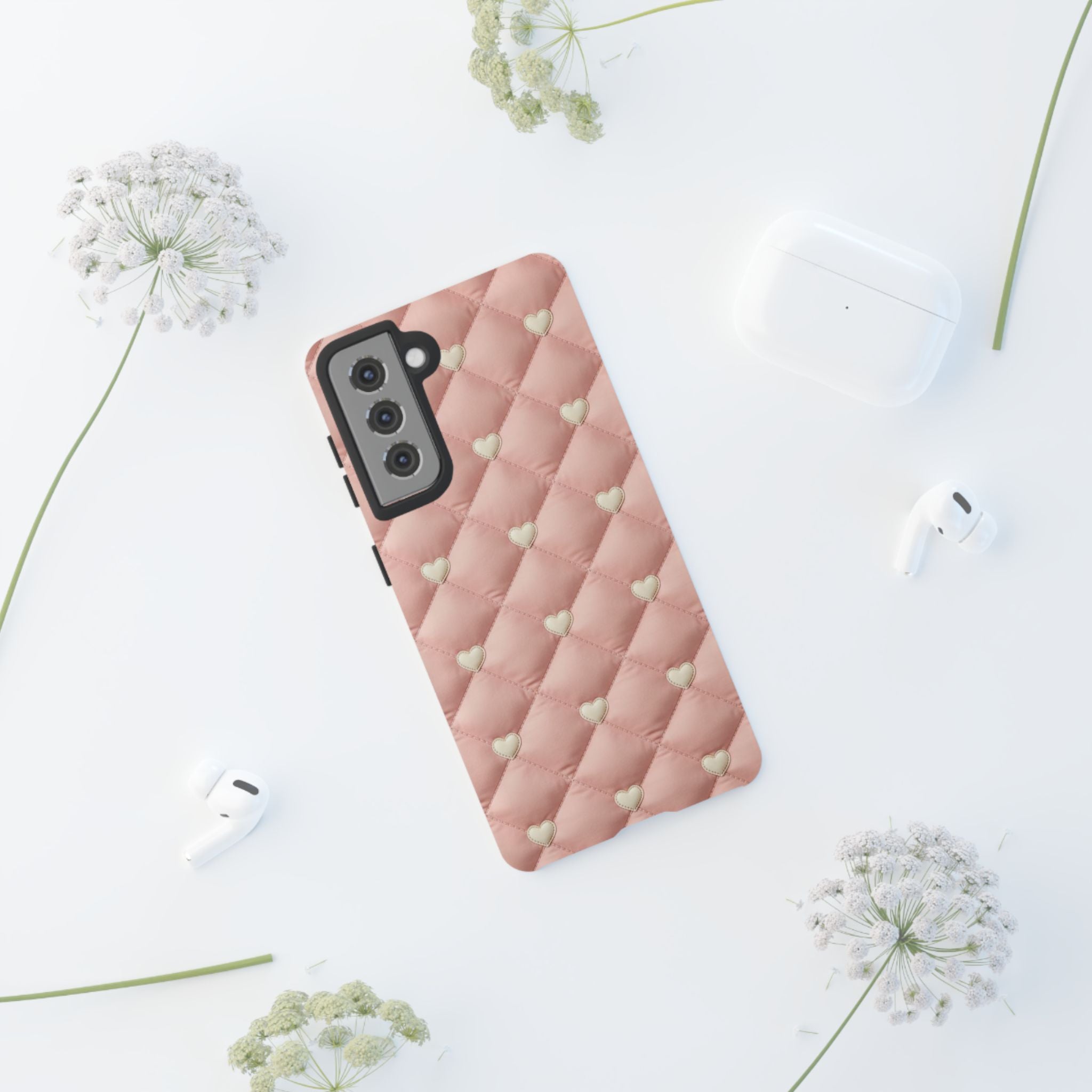 Cream Love Quilt | Tough Case