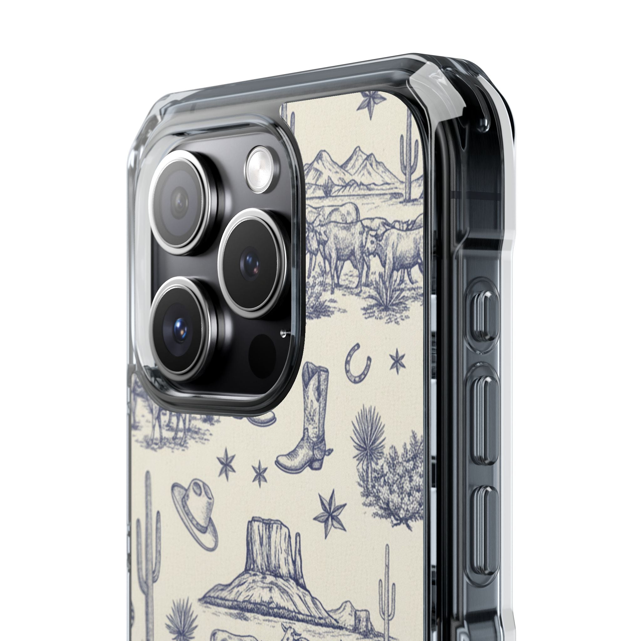 Whimsical Toile | Clear MagSafe Case