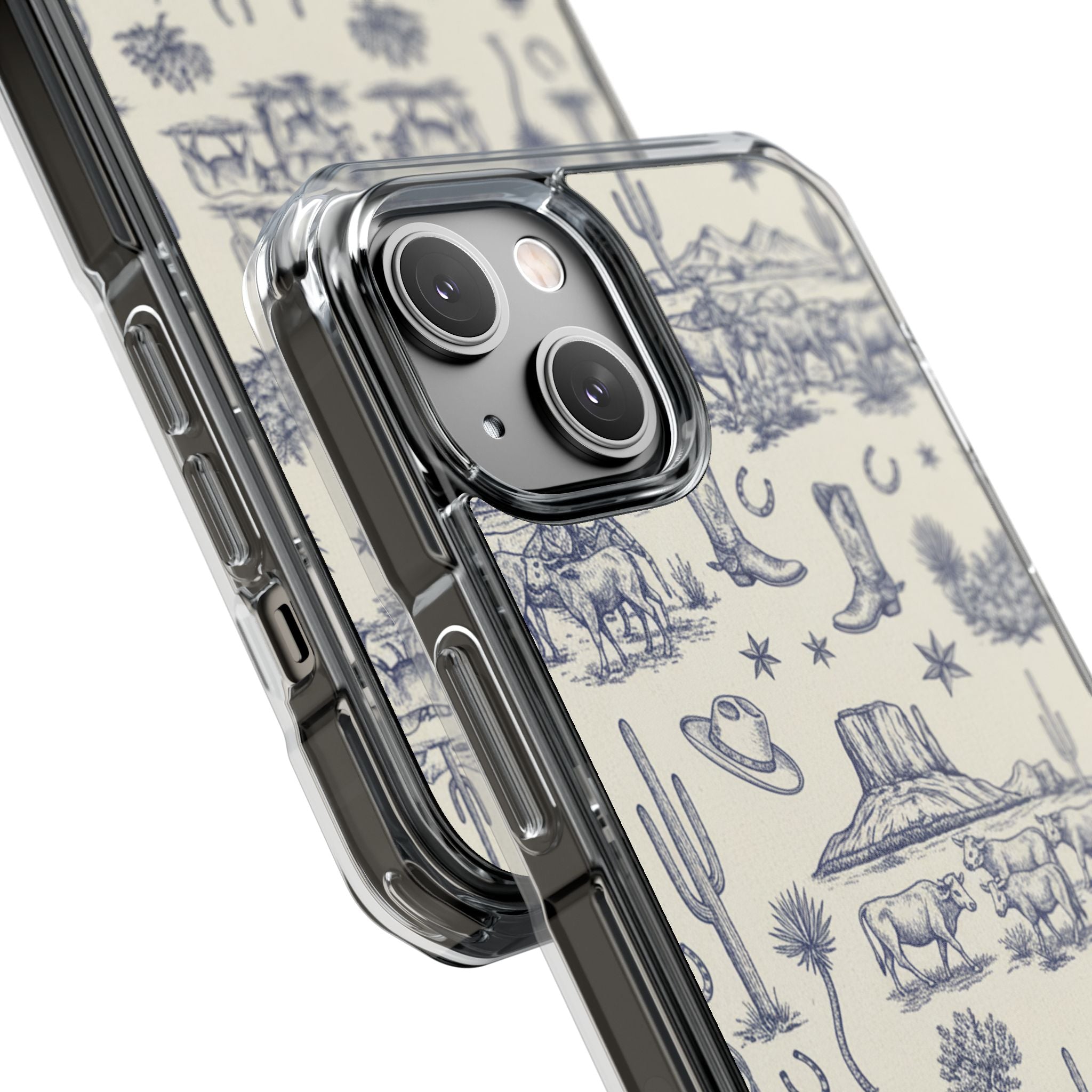 Whimsical Toile | Clear MagSafe Case