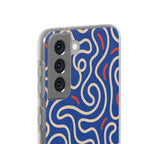 Cobalt Contour | Clear Case