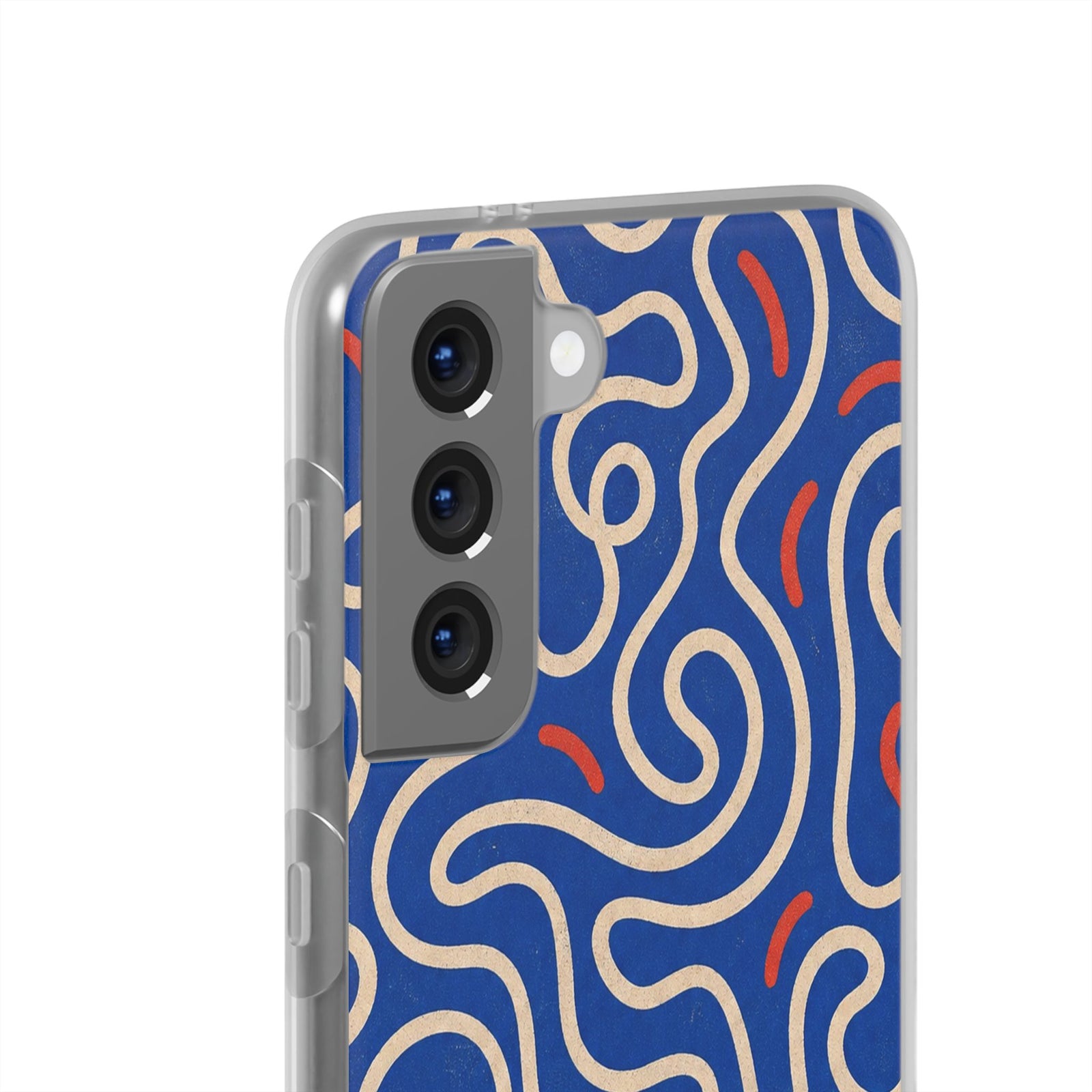 Cobalt Contour | Clear Case