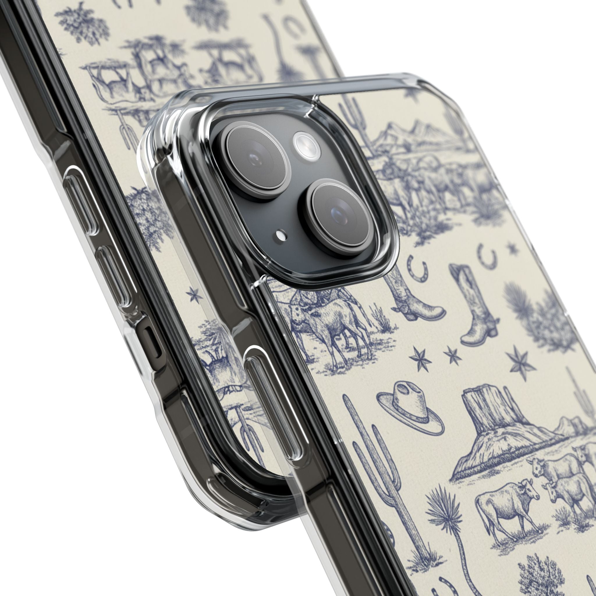 Whimsical Toile | Clear MagSafe Case