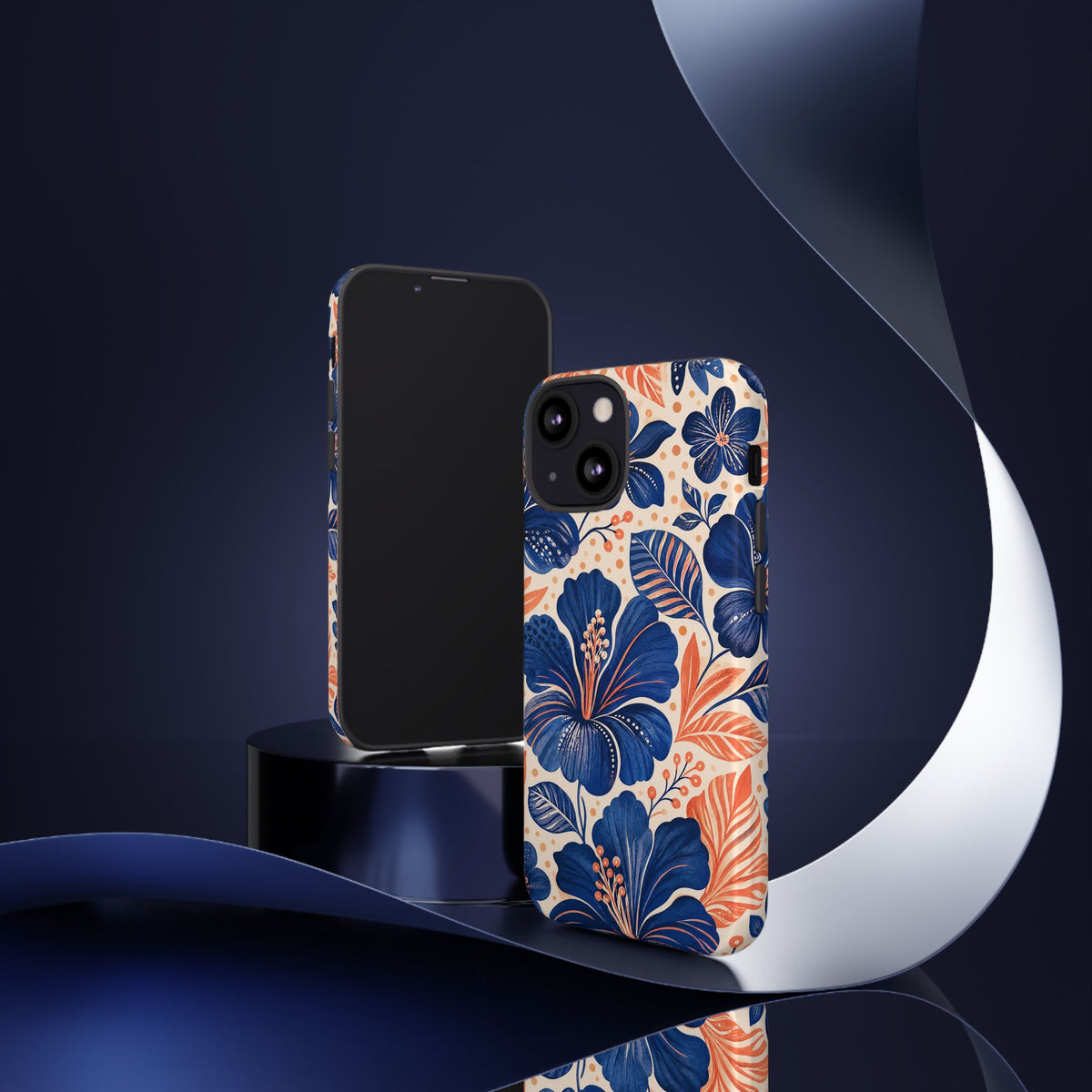 Indigo Hibiscus | Tough Case — product image 101