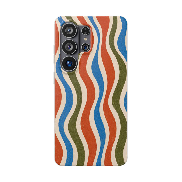 Terracotta Cobalt phone case design