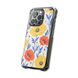 Butter Poppies | Clear MagSafe Case — product image 20