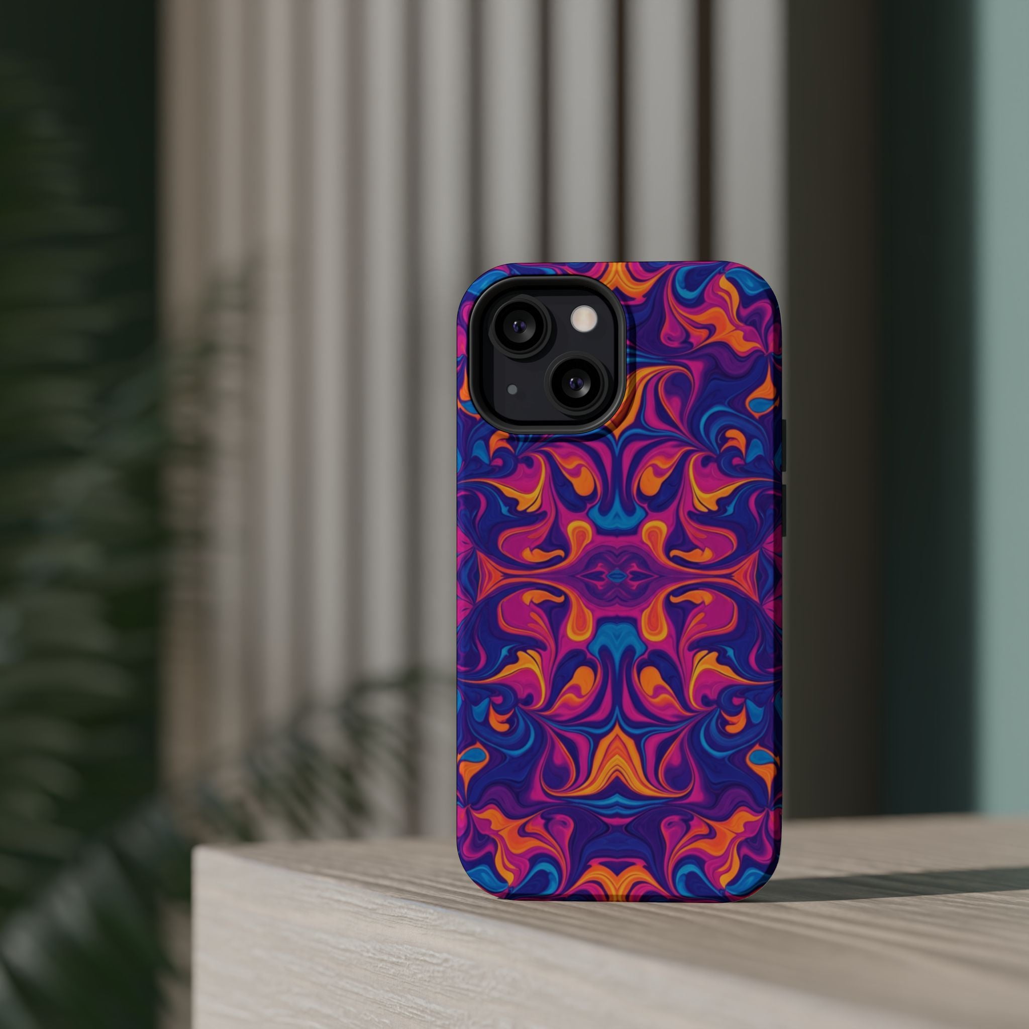 Neon Swirl | Tough MagSafe Case