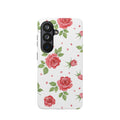 Garden Rose floral tough magsafe case design