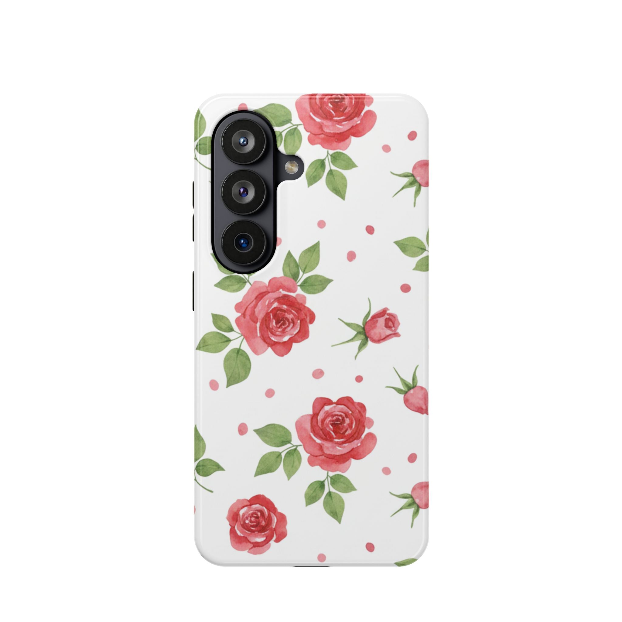 Garden Rose floral tough magsafe case design