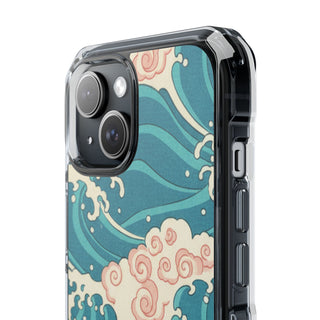 Ocean Crest | Clear MagSafe Case