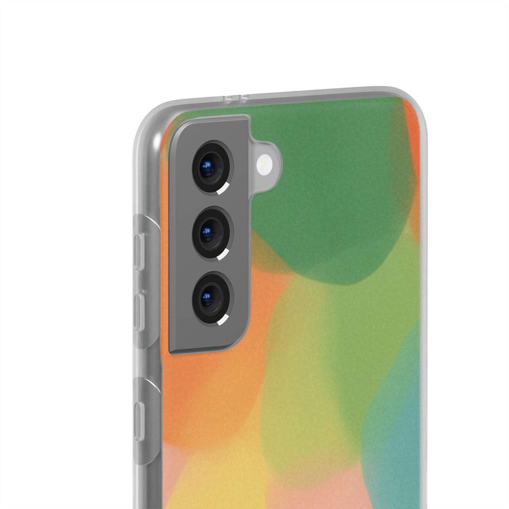 Coral Mosaic abstract samsung clear case design
