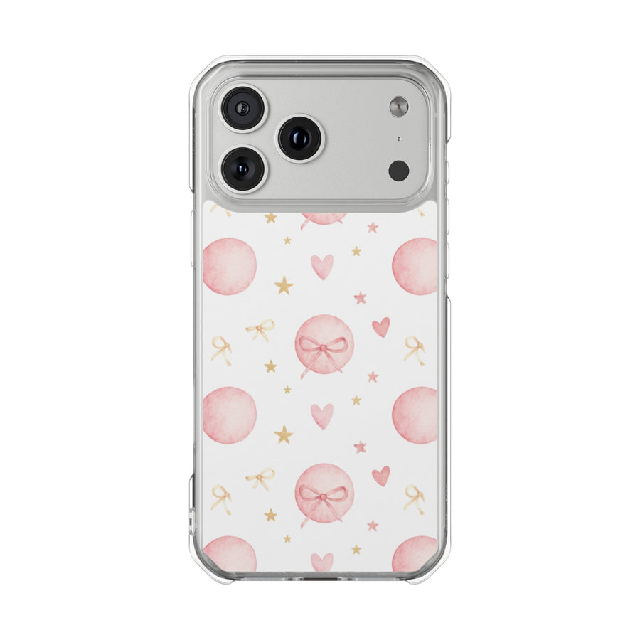 Bow Charm | Clear MagSafe Case