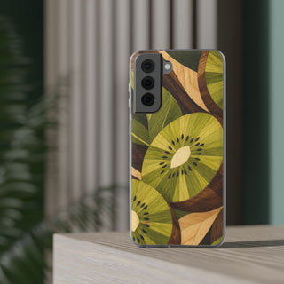 Kiwi Wood | Clear Case