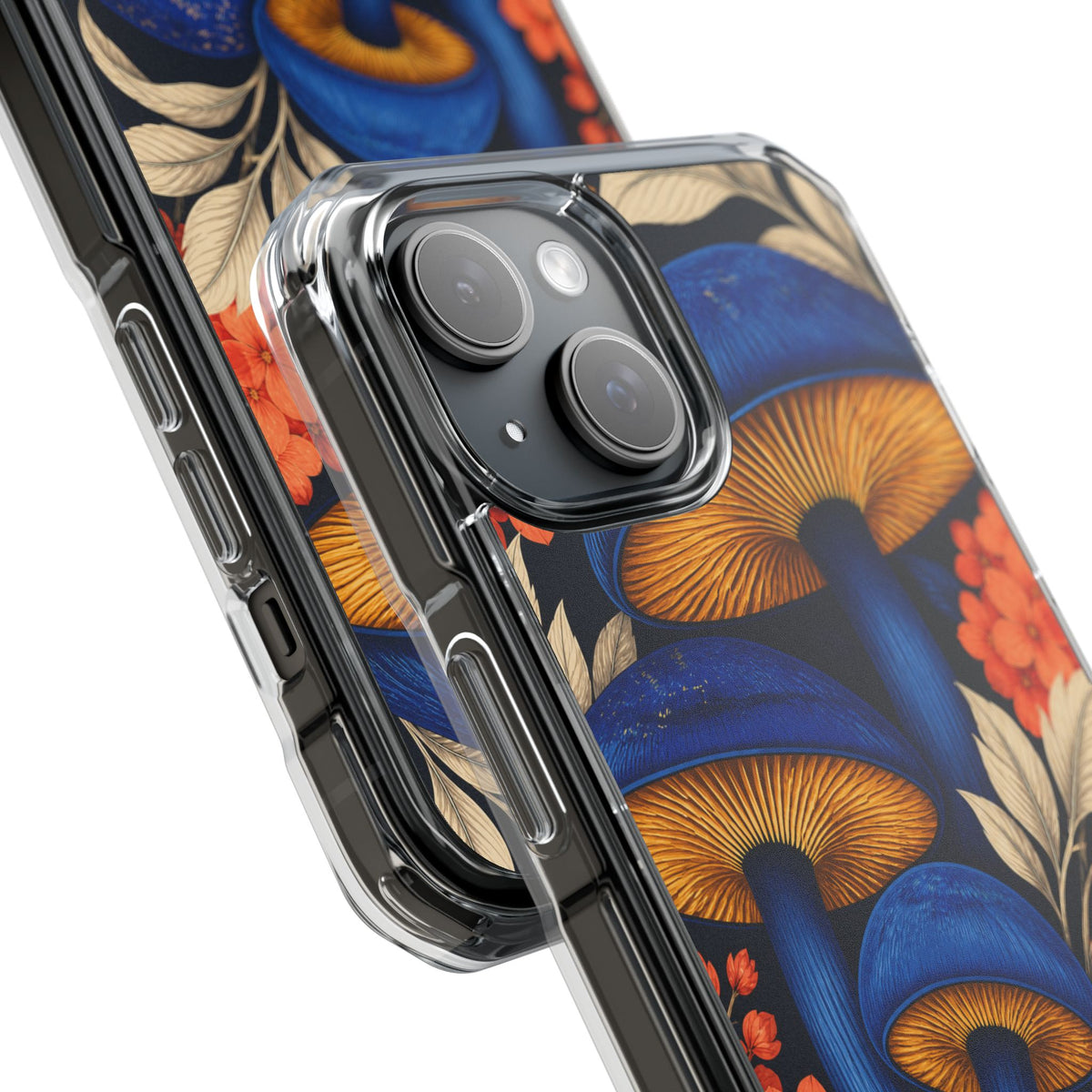 Cobalt Mushrooms | Clear MagSafe Case — product image 18