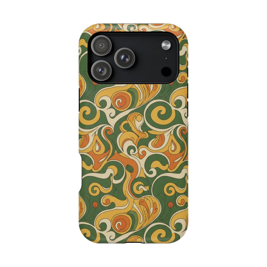 Retro Flourish | Tough MagSafe Case