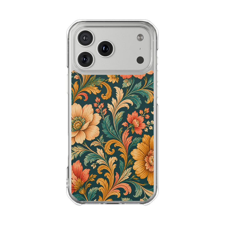 Baroque Bloom | Clear MagSafe Case