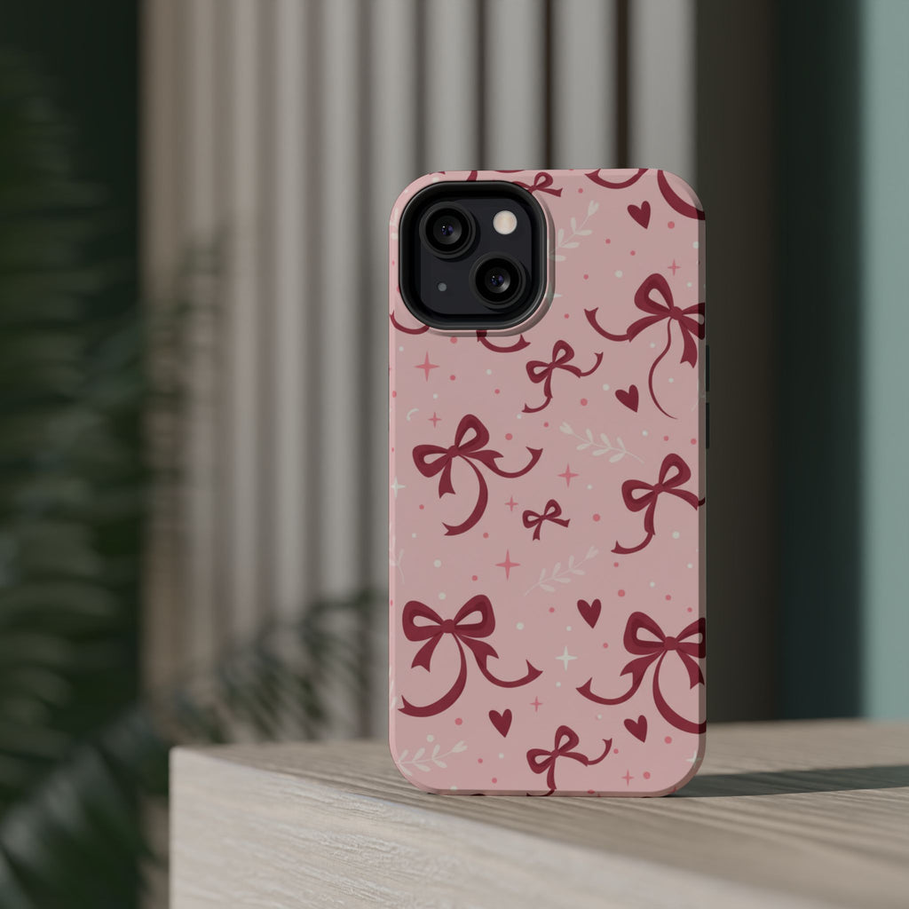 Coquette Bow Print | Tough MagSafe Case