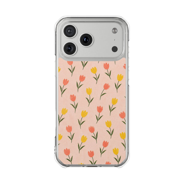 Coral Butter | Clear MagSafe Case