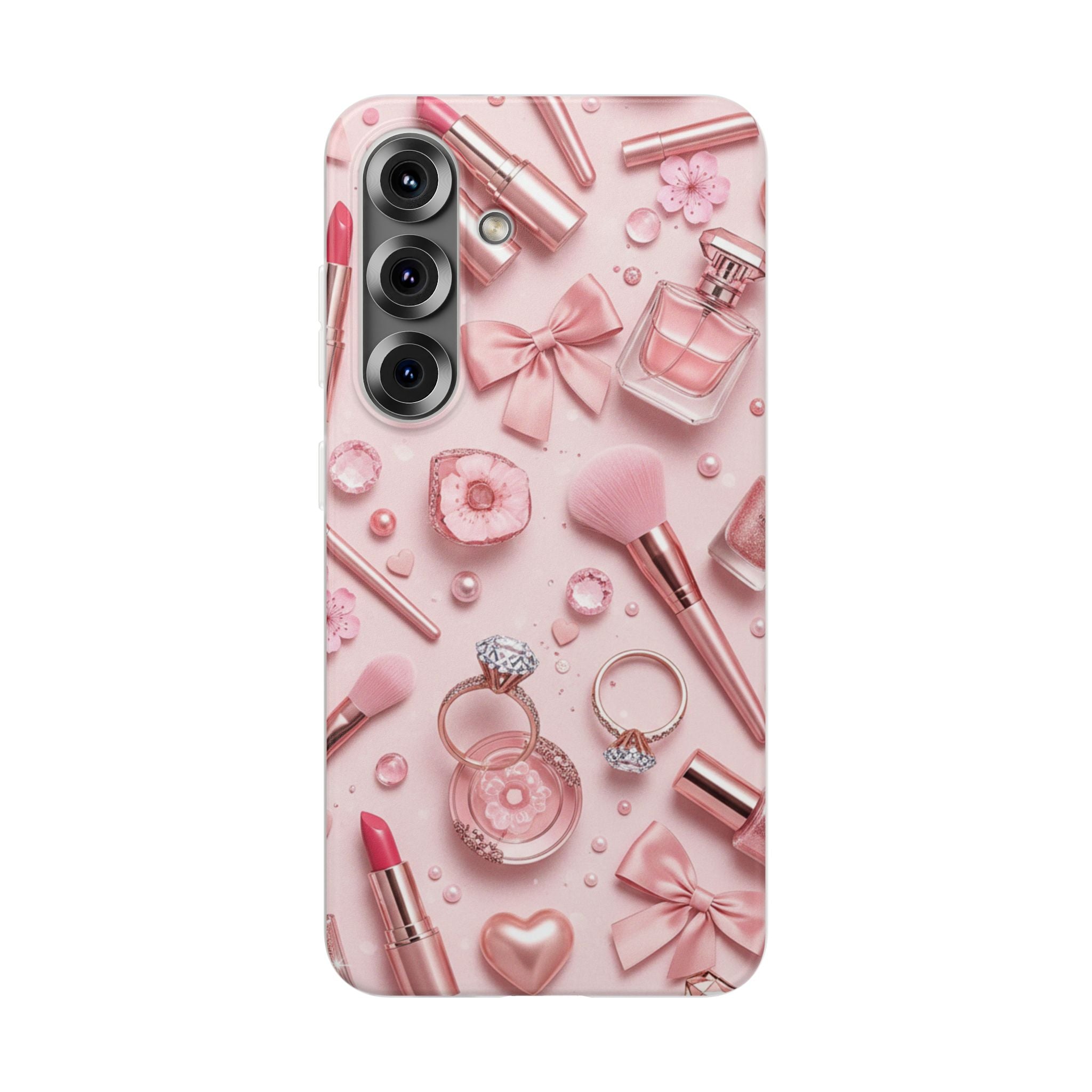 Pink Makeup | Galaxy Clear Case