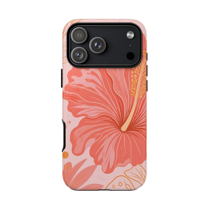 Coral Hibiscus | Tough Case