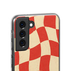 Tomato Wavy | Clear Case