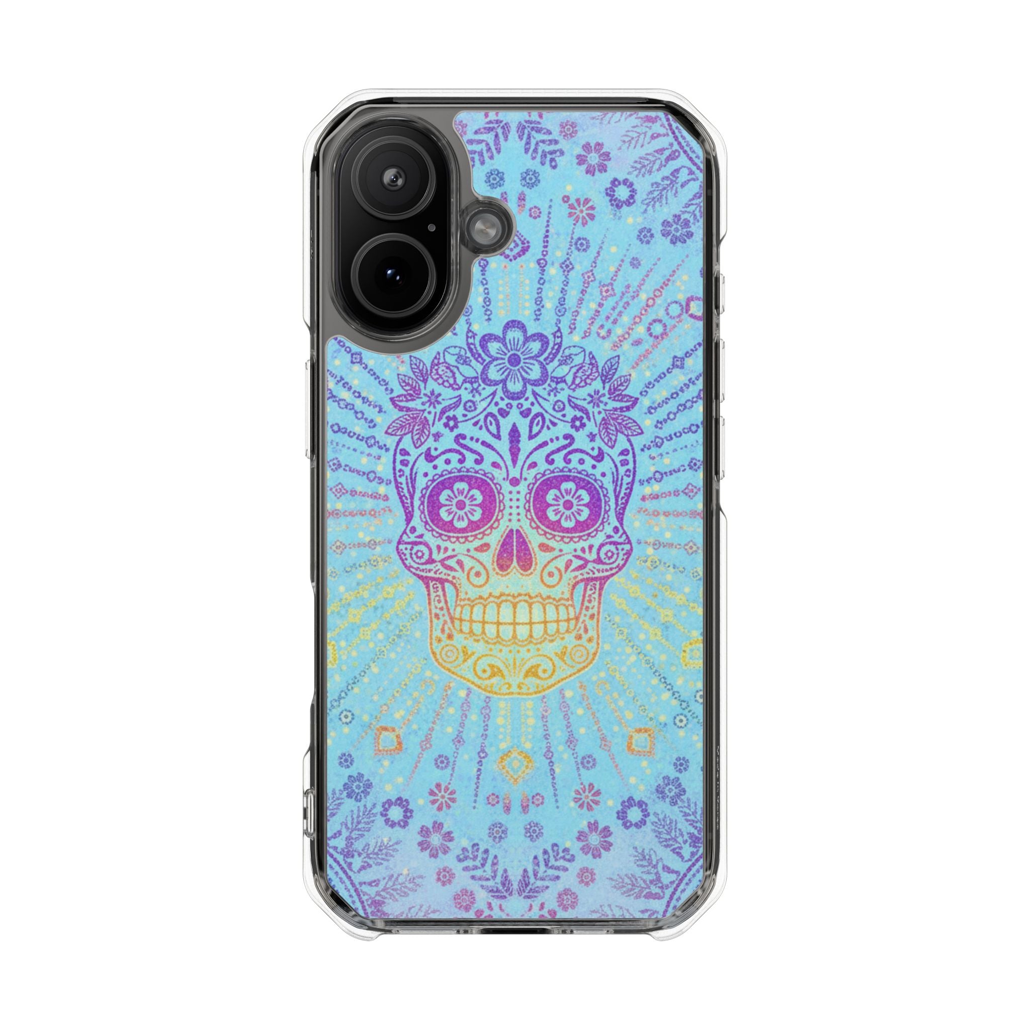 Pastel Sugar Skull | Clear MagSafe Case