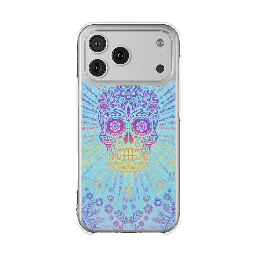 Pastel Sugar Skull | Clear MagSafe Case
