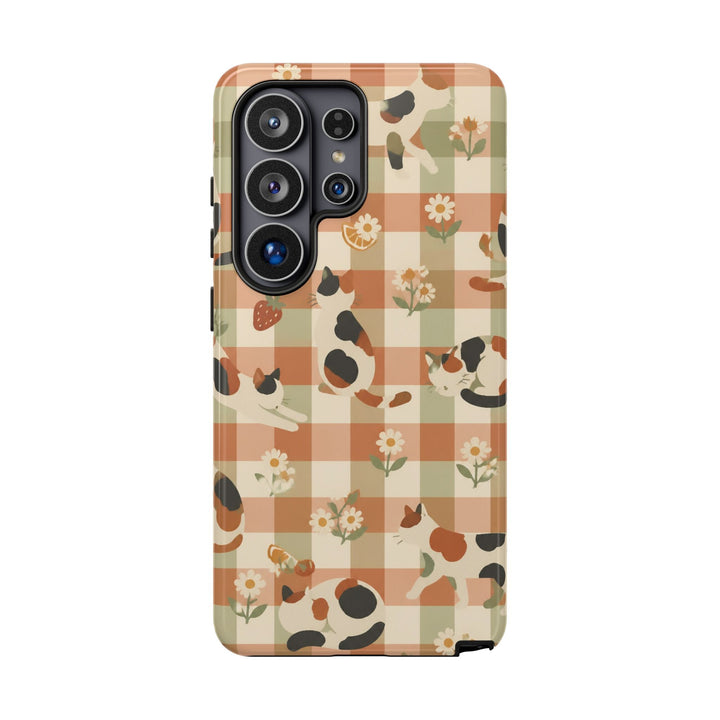 Calico Picnic phone case design
