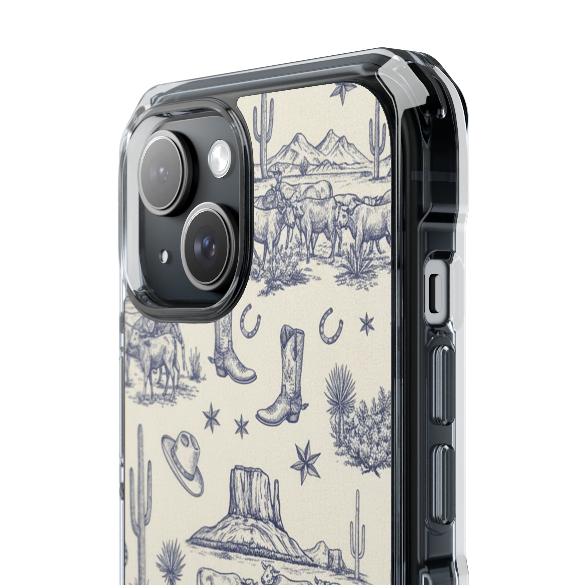 Whimsical Toile | Clear MagSafe Case