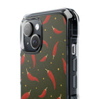 Olive Chili | Clear MagSafe Case