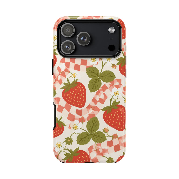 Glazed Strawberries phone case design