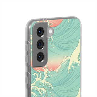 Seafoam Waves | Clear Case