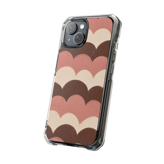 Rose Cocoa | Clear MagSafe Case