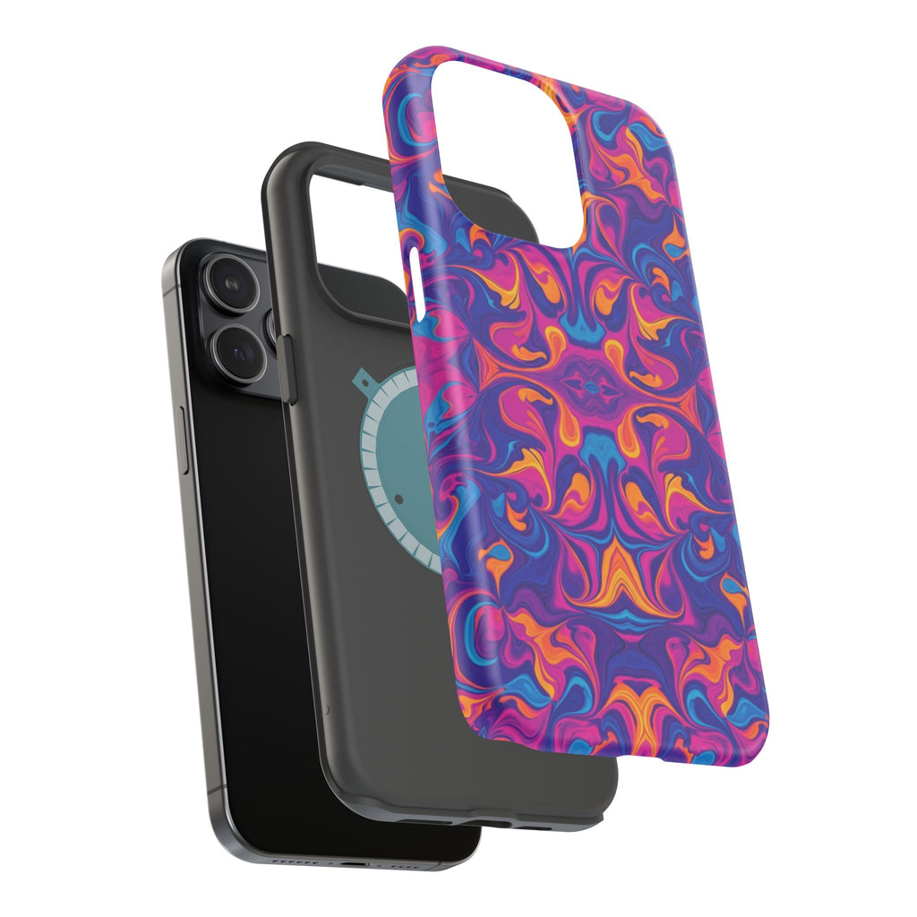 Neon Swirl | Tough MagSafe Case