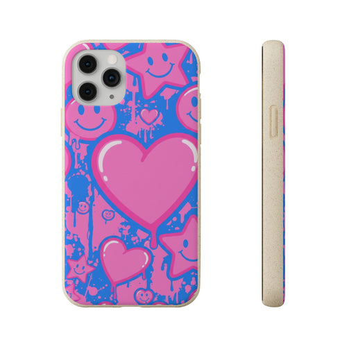 Bubblegum Hearts | Biodegradable Case