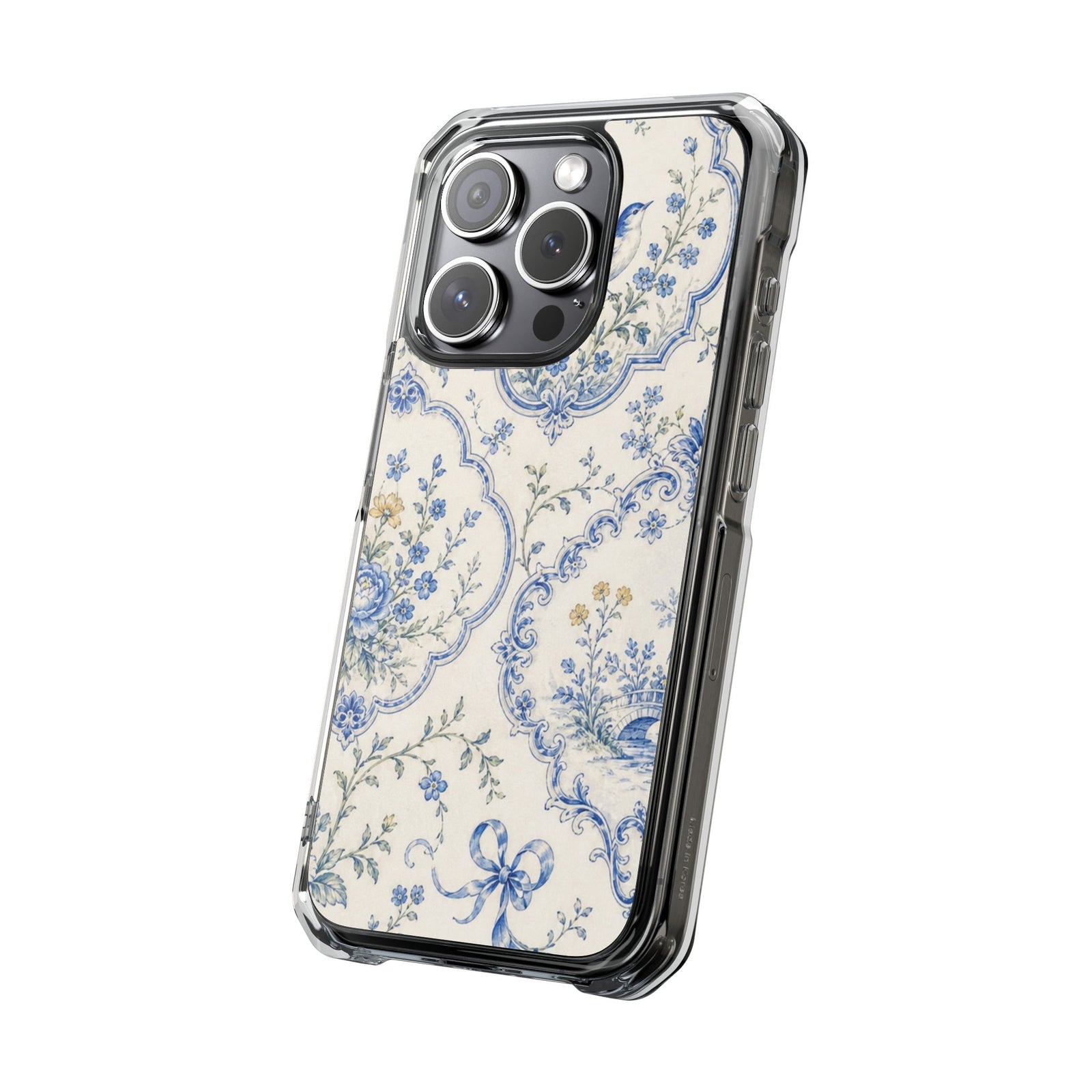 Porcelain Daydream | Clear MagSafe Case
