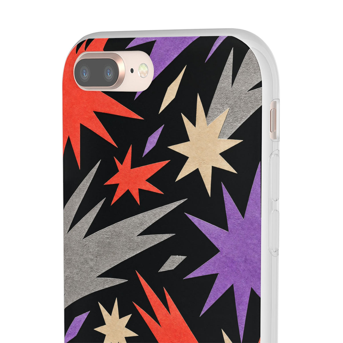 Cutout Comets | Frosted Clear Case — product image 55