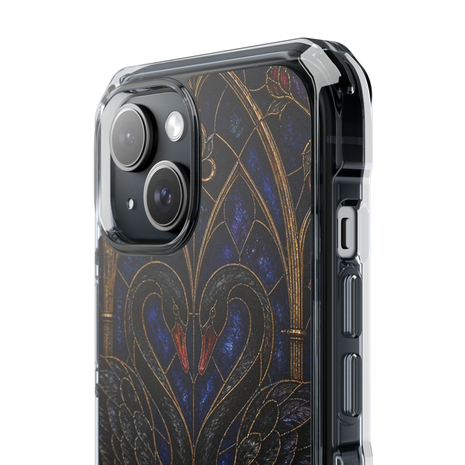 Gothic Swan | Clear MagSafe Case