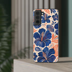 Indigo Hibiscus | Clear Case — product image 22