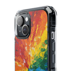 Rainbow Vortex | Clear MagSafe Case