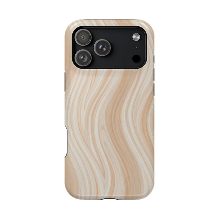 Ivory Waves | Tough MagSafe Case