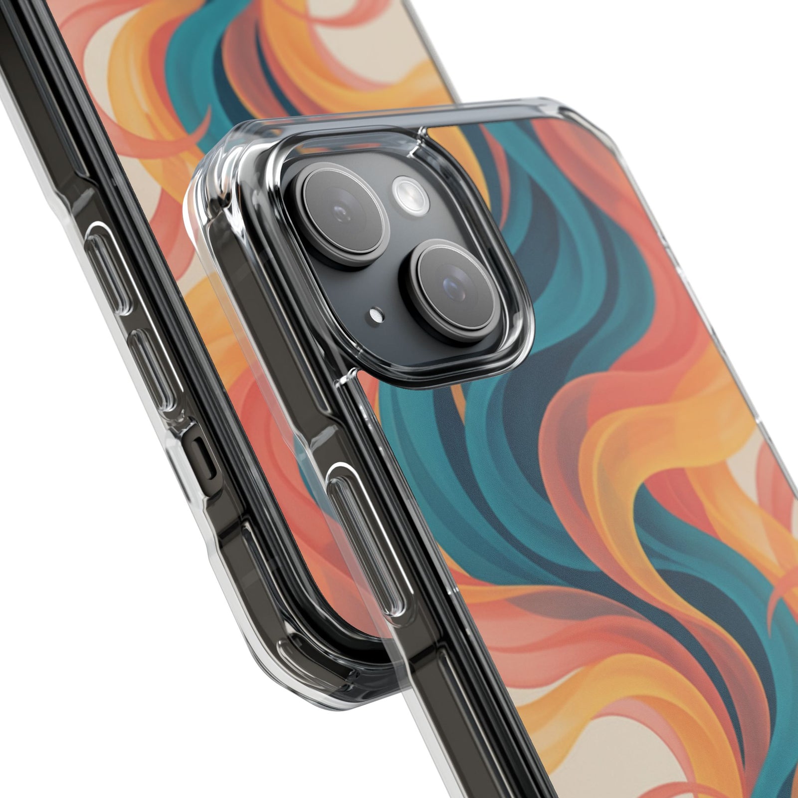 Retro Flame | Clear MagSafe Case