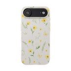 Daisy Whisper floral biodegradable case design