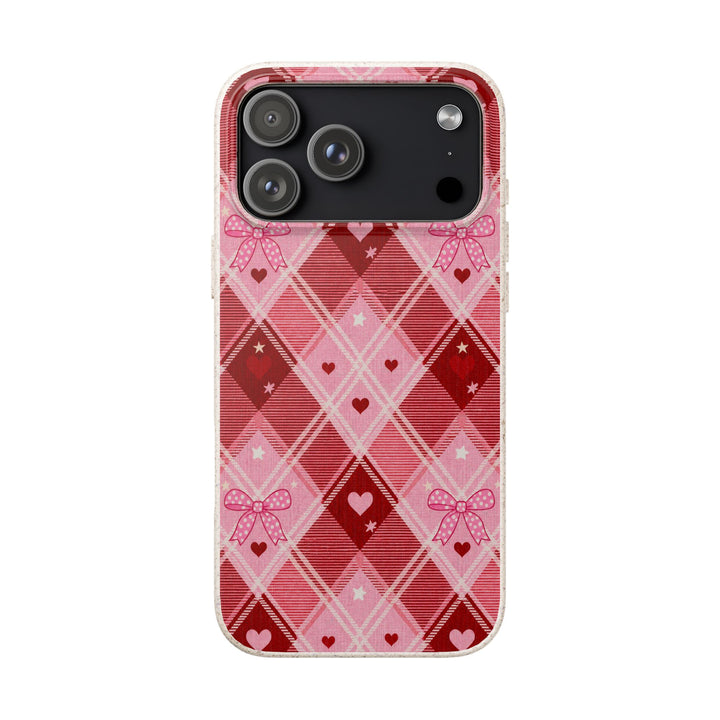 Heart Plaid | Biodegradable Case