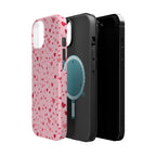 Blush Ditsy Heart | Tough MagSafe Case