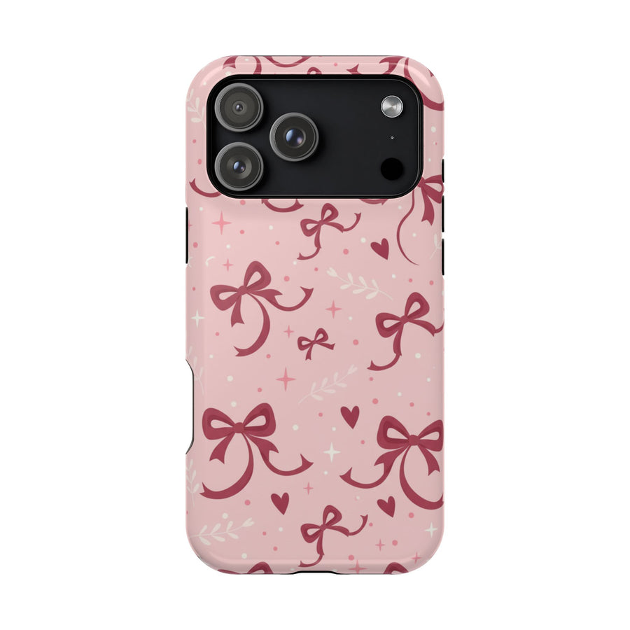Coquette Bow Print | Tough MagSafe Case