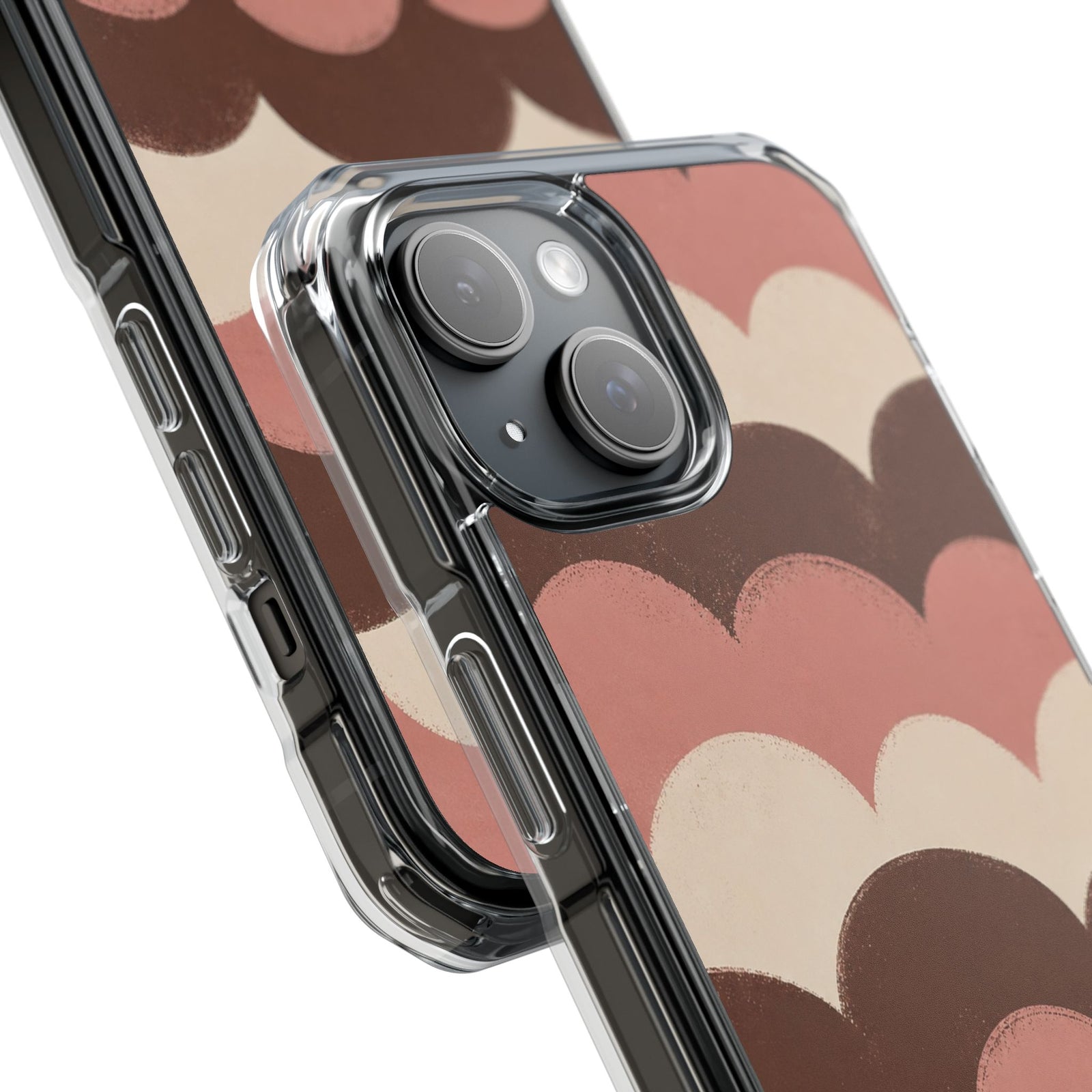 Rose Cocoa | Clear MagSafe Case